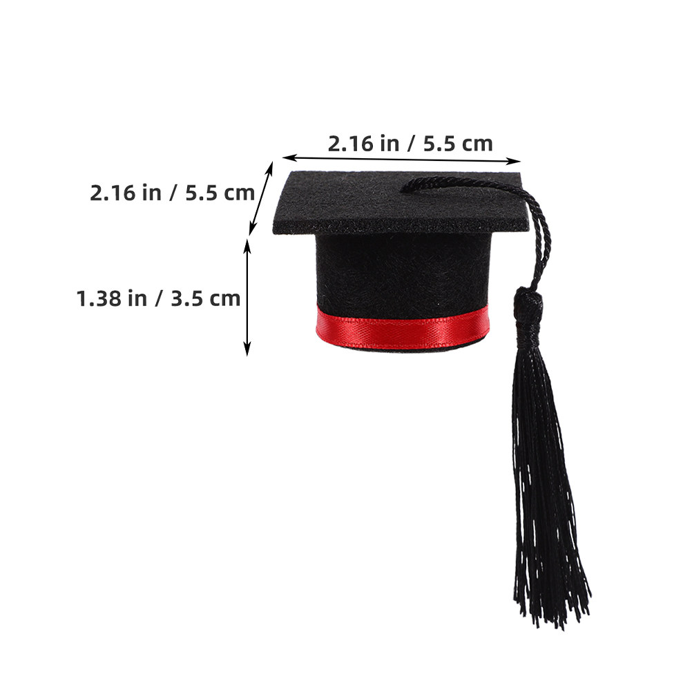 6Pcs Graduation Hat Bottle Cov - Wine Beer Hat บทวิจารณ์และราคา