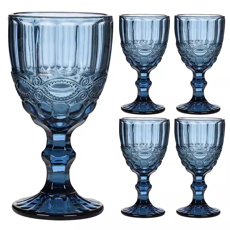 High Foot Color Crystal Glass  - Wine Beer Foot บทวิจารณ์และราคา