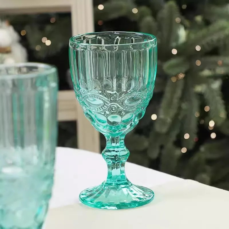 High Foot Color Crystal Glass  - Wine Beer Foot บทวิจารณ์และราคา