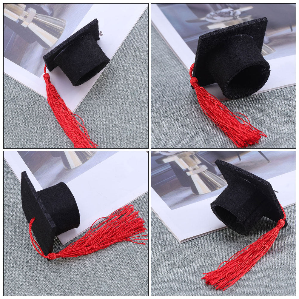 24Pcs Mini Graduation Hats wit - Wine Beer Hat บทวิจารณ์และราคา