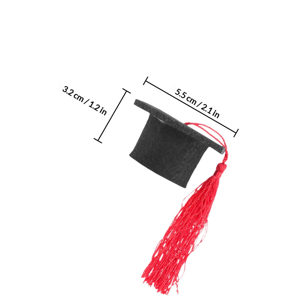 24Pcs Mini Graduation Hats wit - Wine Beer Hat บทวิจารณ์และราคา