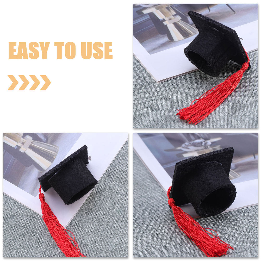 24Pcs Mini Graduation Hats wit - Wine Beer Hat บทวิจารณ์และราคา