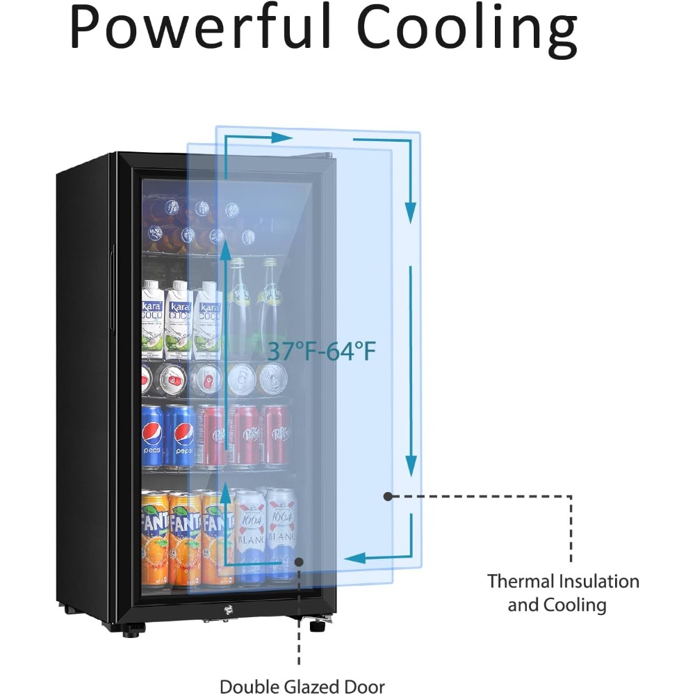 Beverage Refrigerator, Three P - Wine Beer Foot บทวิจารณ์และราคา