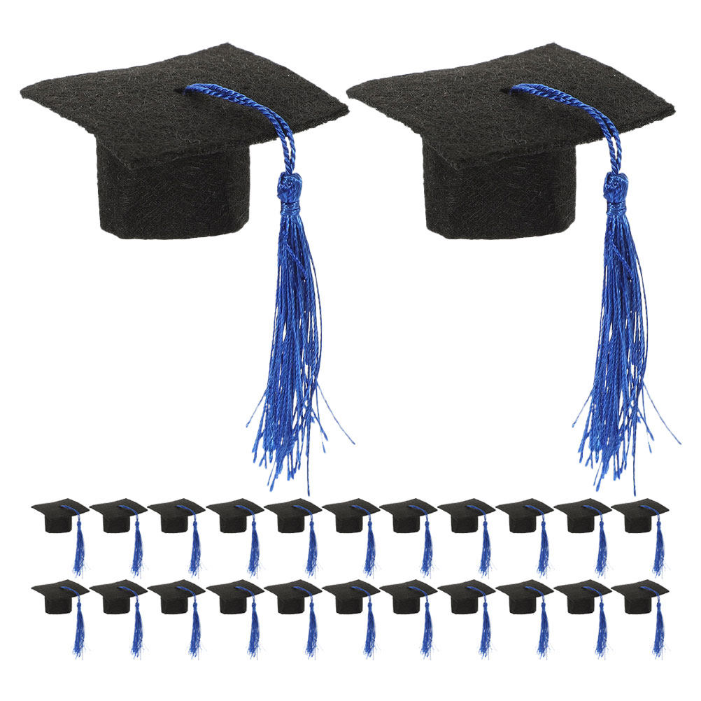 24Pcs Mini Graduation Cap Topp - Wine Beer Hat บทวิจารณ์และราคา