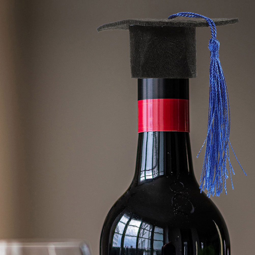 24Pcs Mini Graduation Cap Topp - Wine Beer Hat บทวิจารณ์และราคา