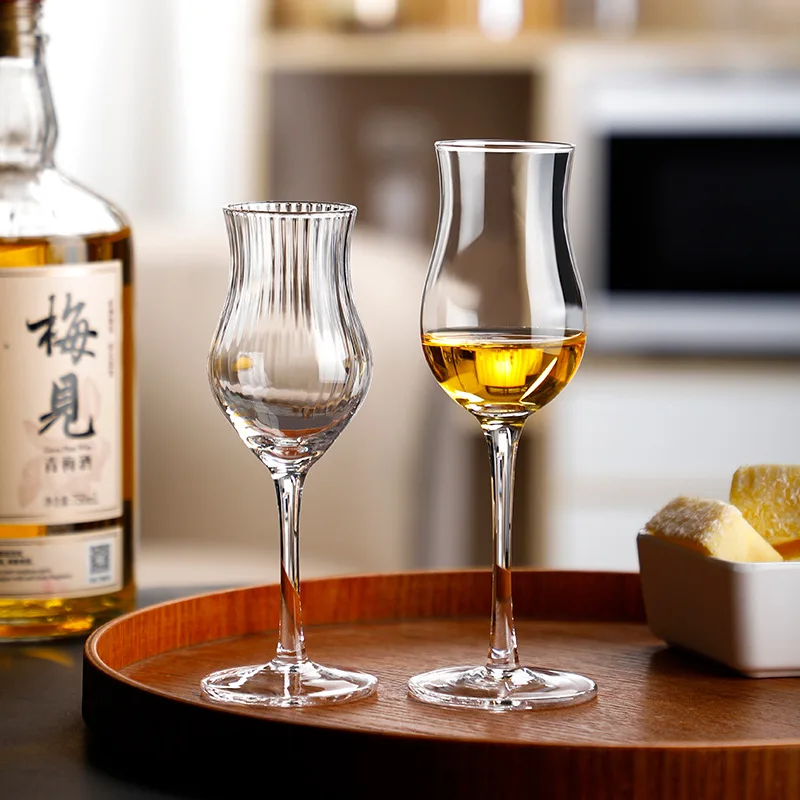 High Foot Crystal Glass Coffee - Wine Beer Foot บทวิจารณ์และราคา