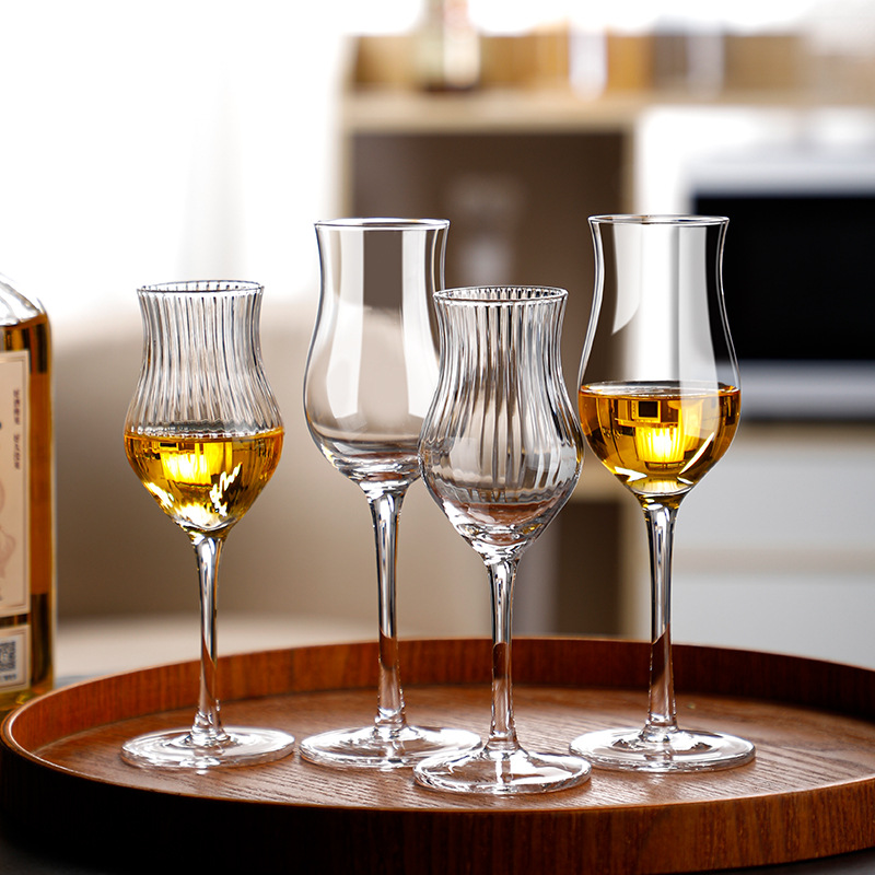 High Foot Crystal Glass Coffee - Wine Beer Foot บทวิจารณ์และราคา