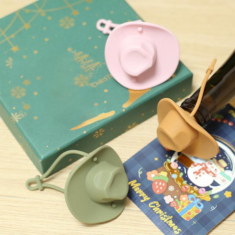 Silicone Cowboy Hat Wine Cork  - Wine Beer Hat บทวิจารณ์และราคา