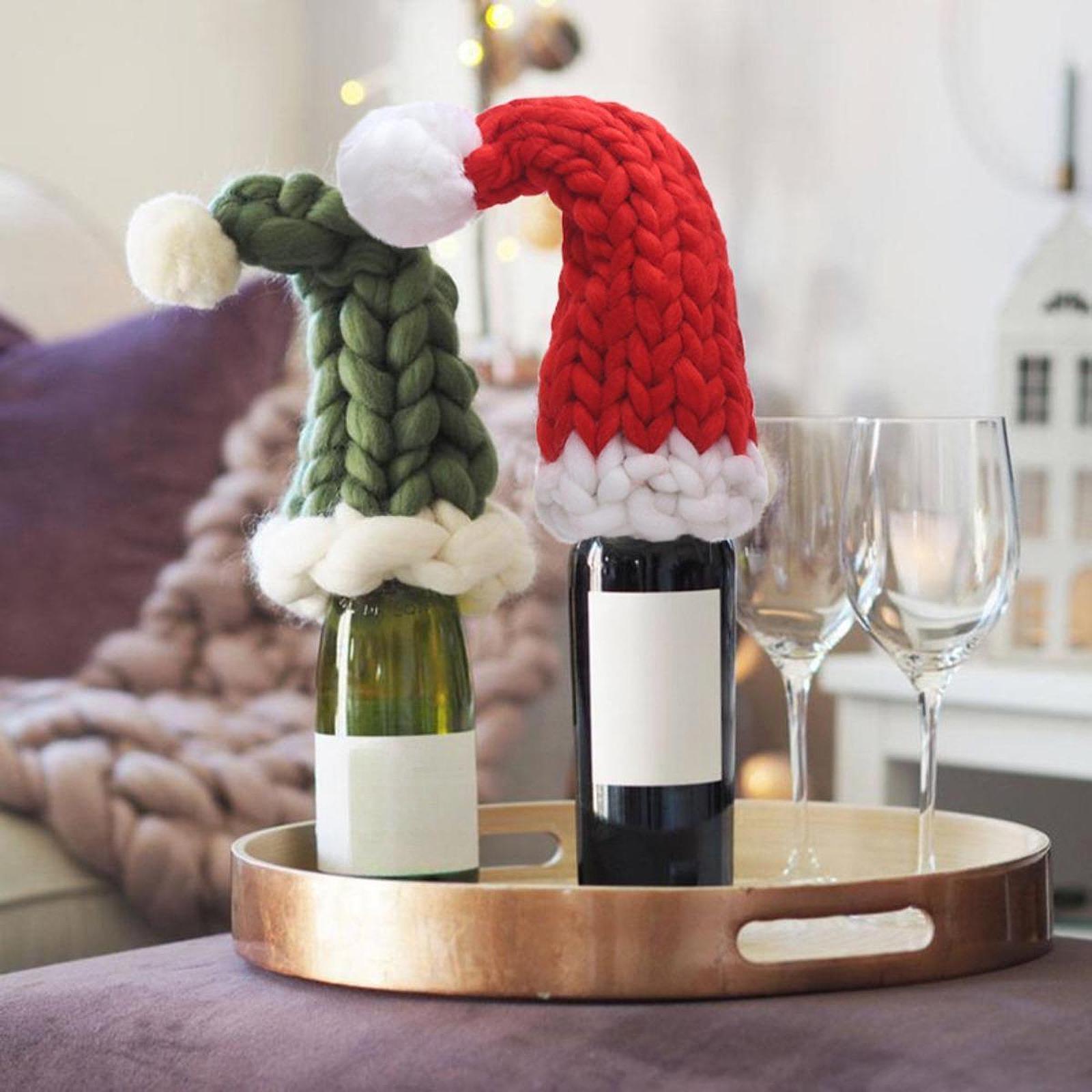 Decorative Santa Hat Christmas - Wine Beer Hat บทวิจารณ์และราคา