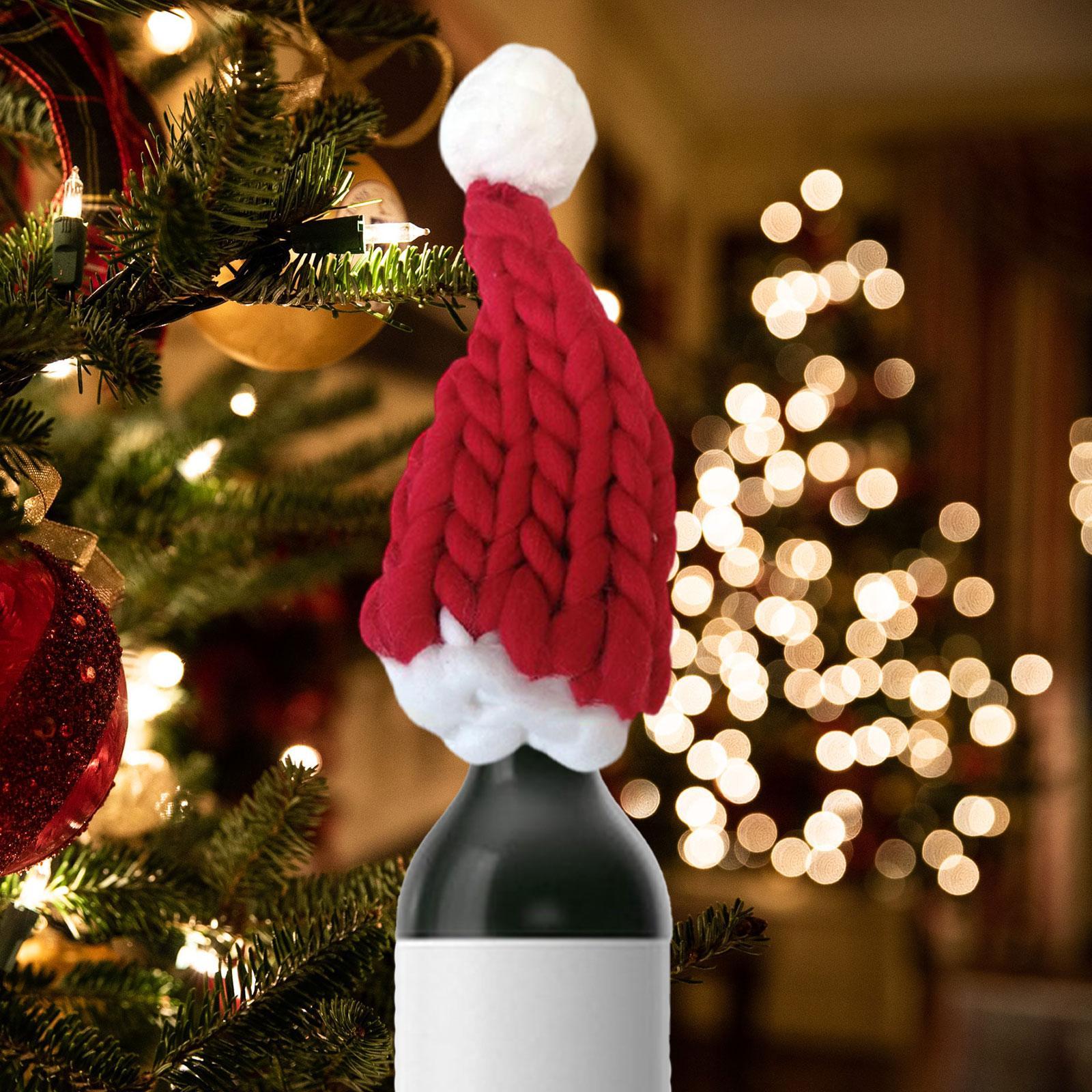 Decorative Santa Hat Christmas - Wine Beer Hat บทวิจารณ์และราคา