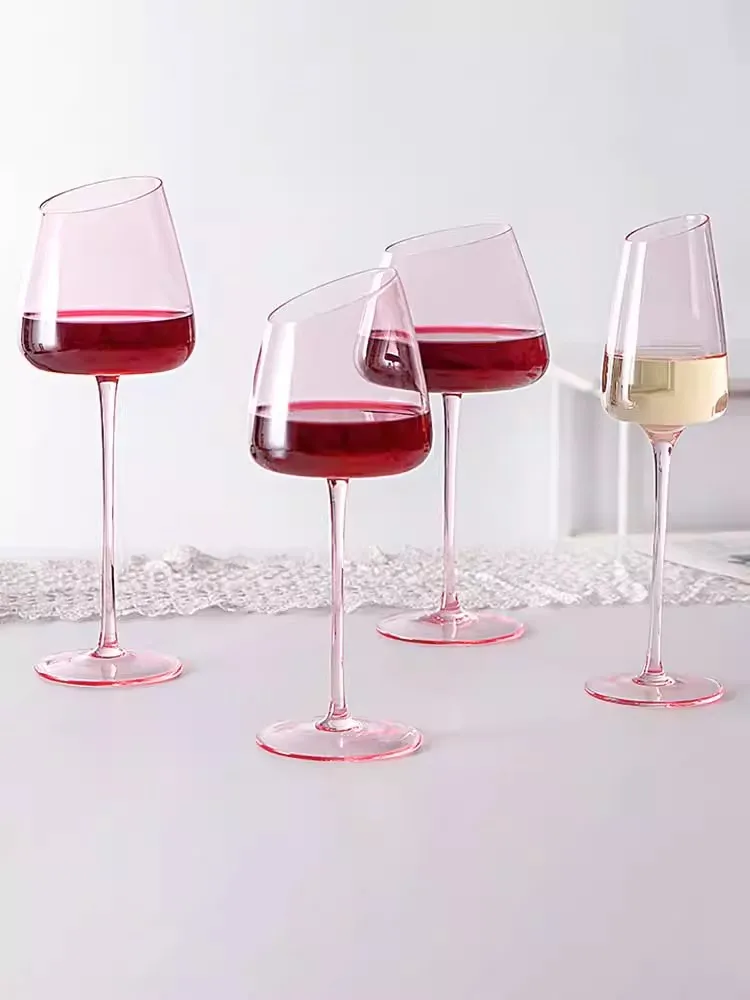 Oblique Red Wine Glass, Bevel  - Wine Beer Foot บทวิจารณ์และราคา