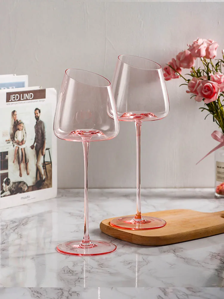 Oblique Red Wine Glass, Bevel  - Wine Beer Foot บทวิจารณ์และราคา