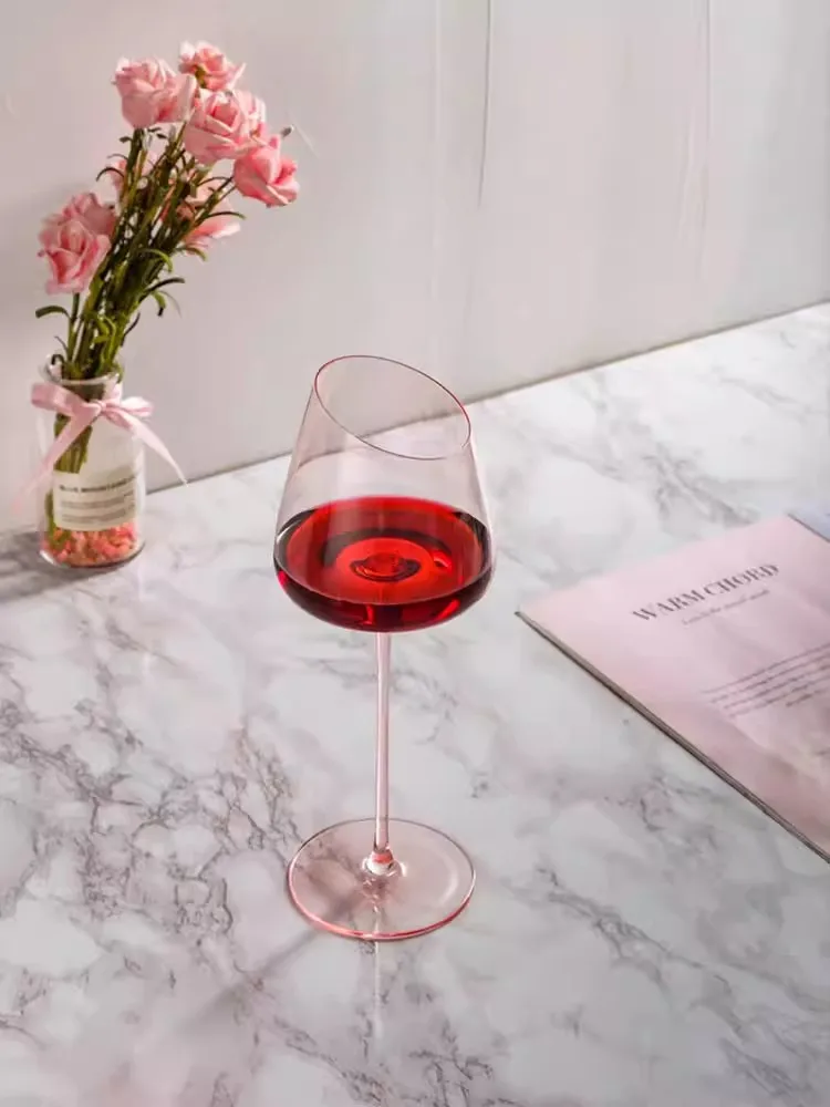 Oblique Red Wine Glass, Bevel  - Wine Beer Foot บทวิจารณ์และราคา