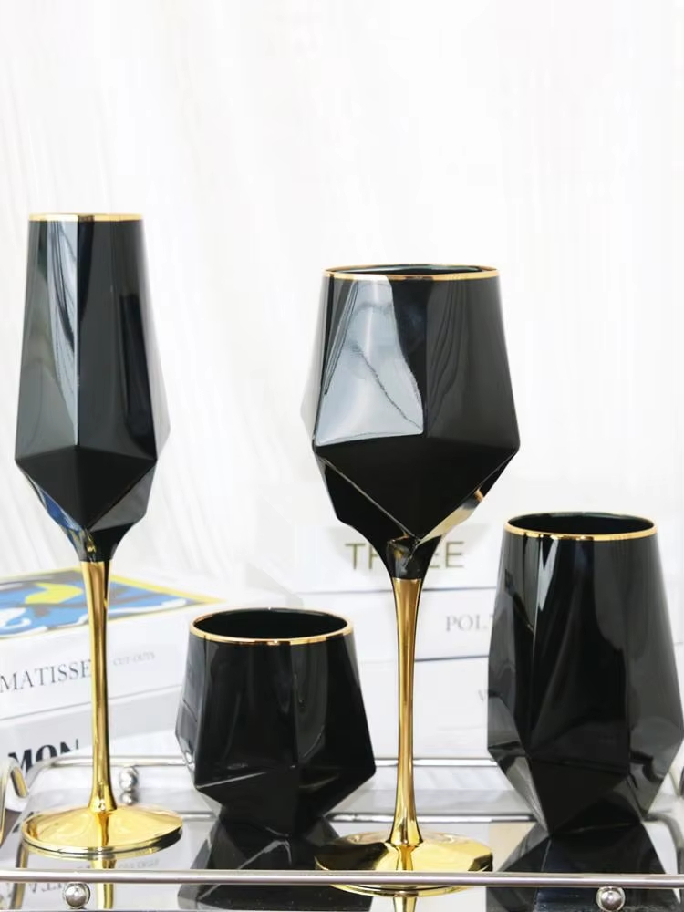 Pure Black Crystal Golden Edge - Wine Whiskey Beer บทวิจารณ์และราคา