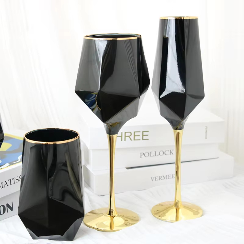Pure Black Crystal Golden Edge - Wine Whiskey Beer บทวิจารณ์และราคา