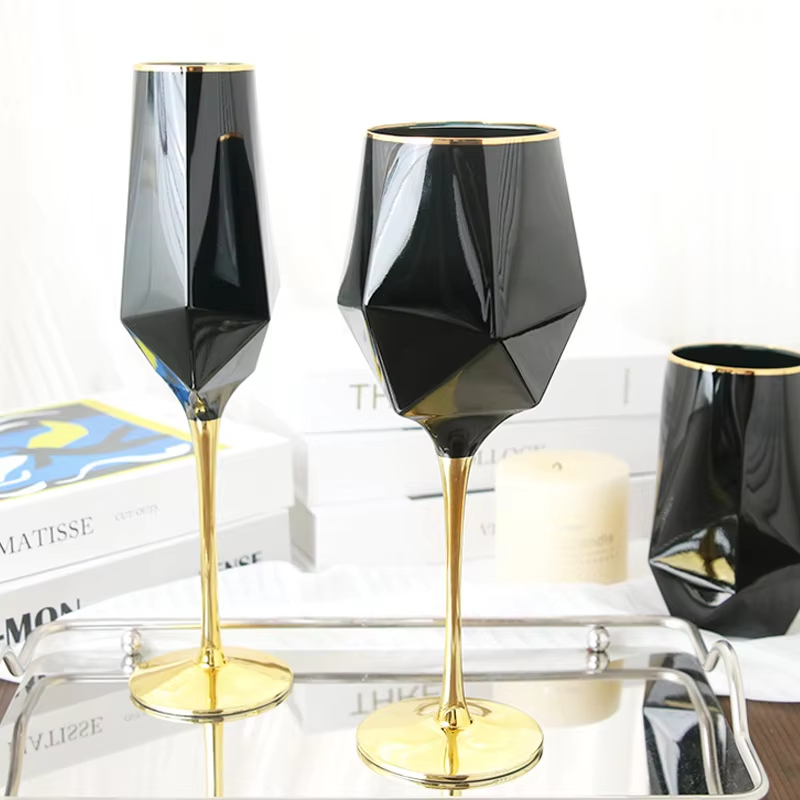 Pure Black Crystal Golden Edge - Wine Whiskey Beer บทวิจารณ์และราคา