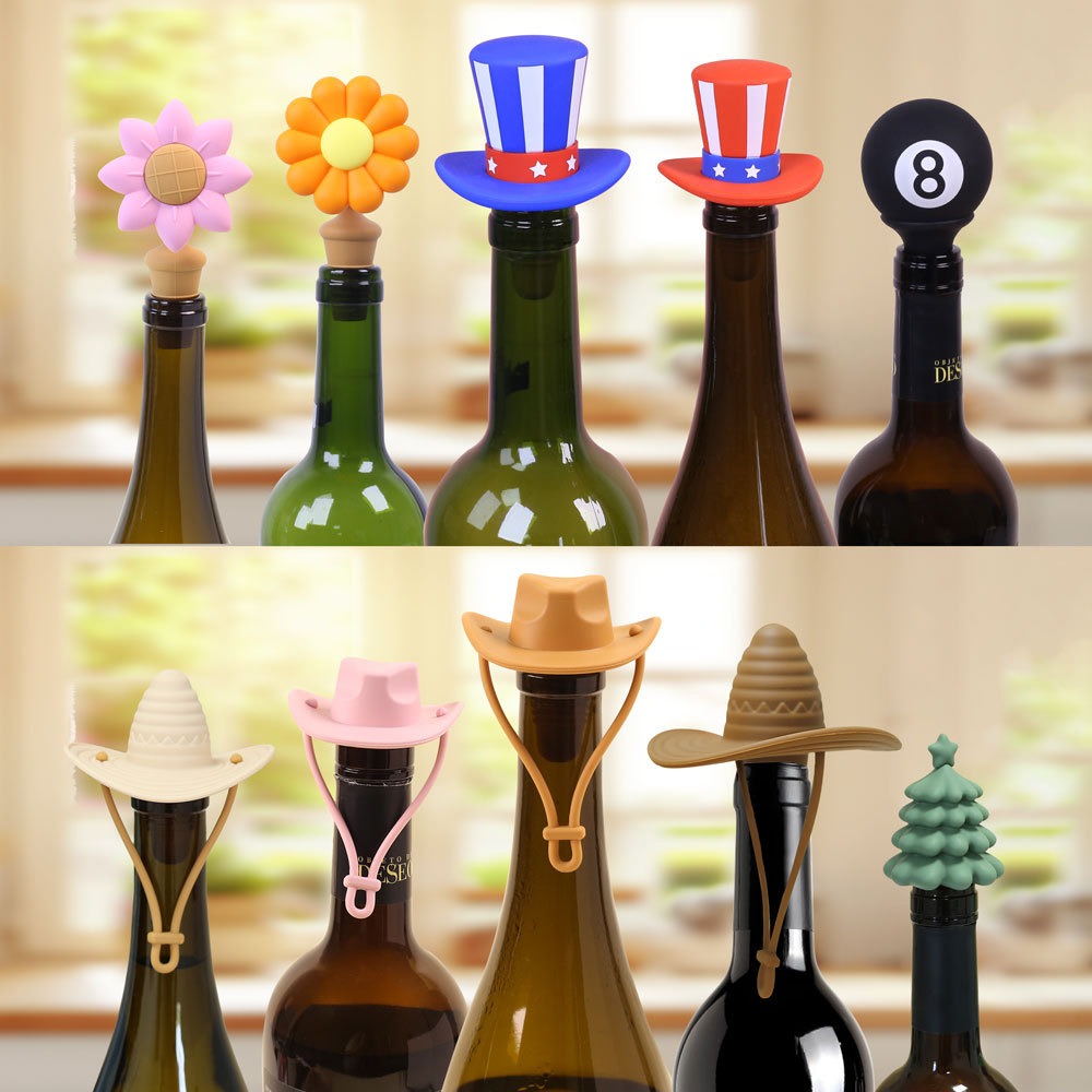 Creative Cowboy Hat Wine Cork  - Wine Beer Hat บทวิจารณ์และราคา