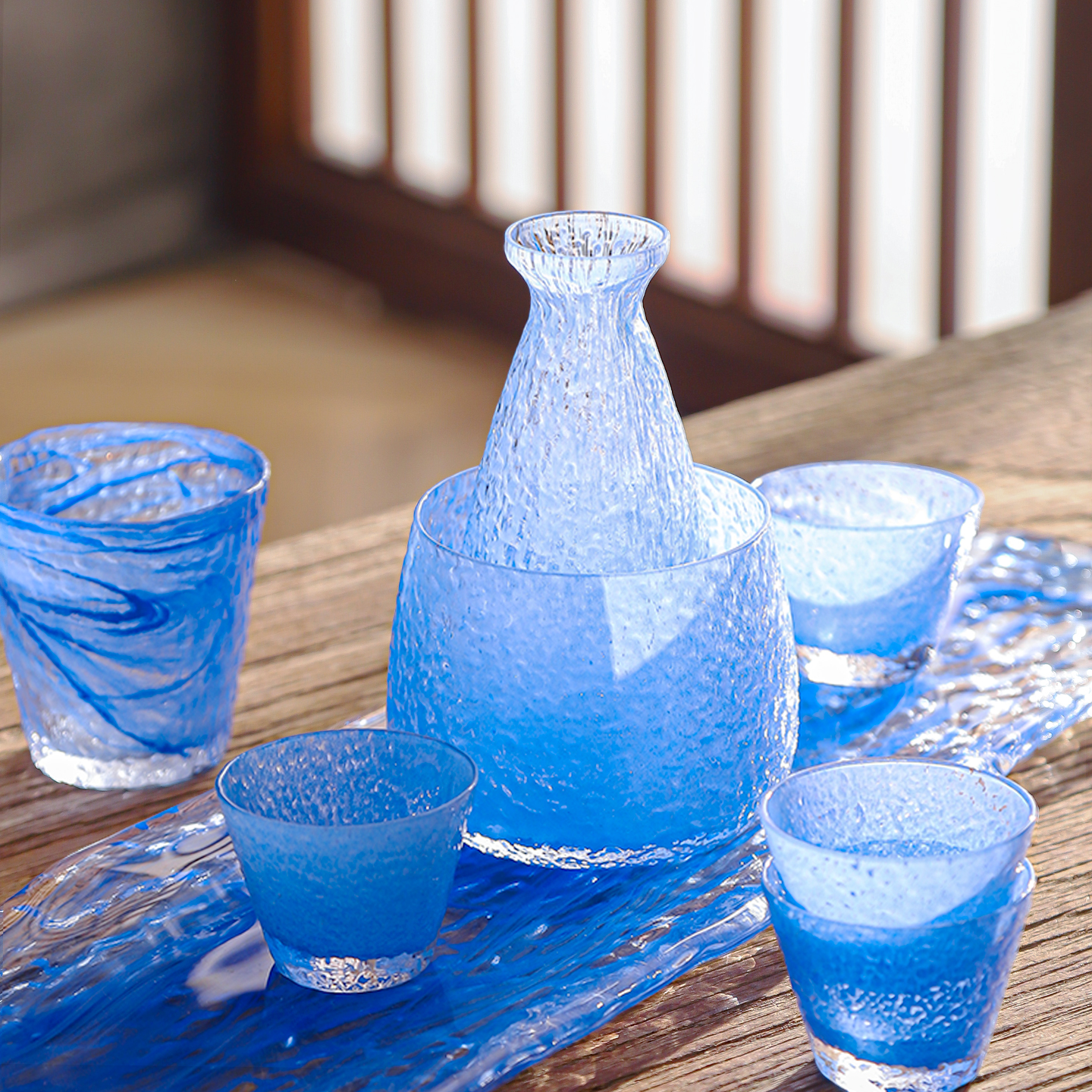 High-End Japanese Style Clear  - Wine Glass Set Crystal บทวิจารณ์และราคา