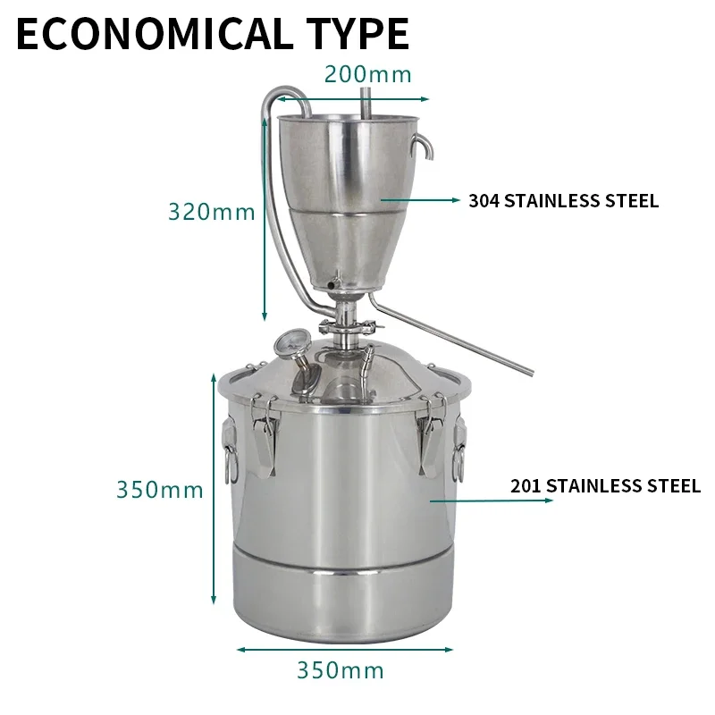 30L Brewing Machine Water Alco - Wine Beer Distillation บทวิจารณ์และราคา