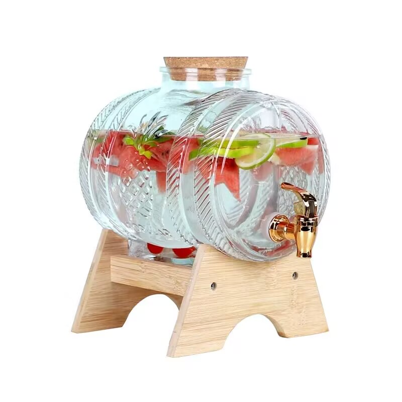 1L Glass Whiskey Barrel Wine B - Wine Whiskey Beer บทวิจารณ์และราคา