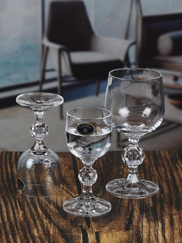 Sterna Liqueur Czech Crystal G - Wine Glass Set Crystal บทวิจารณ์และราคา