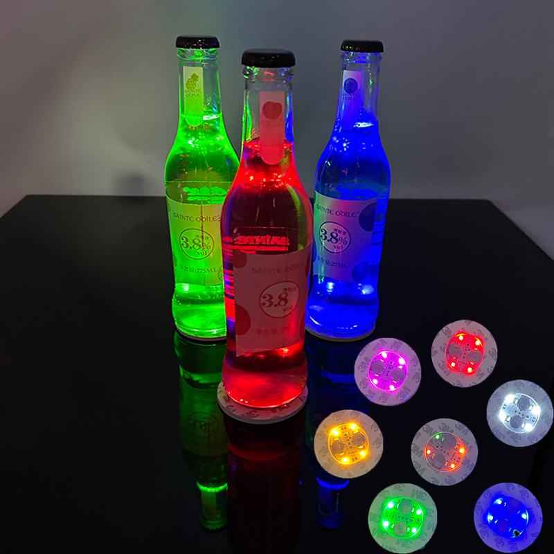 LED Coasters Sticker Night Clu - Wine Beer Spirits บทวิจารณ์และราคา