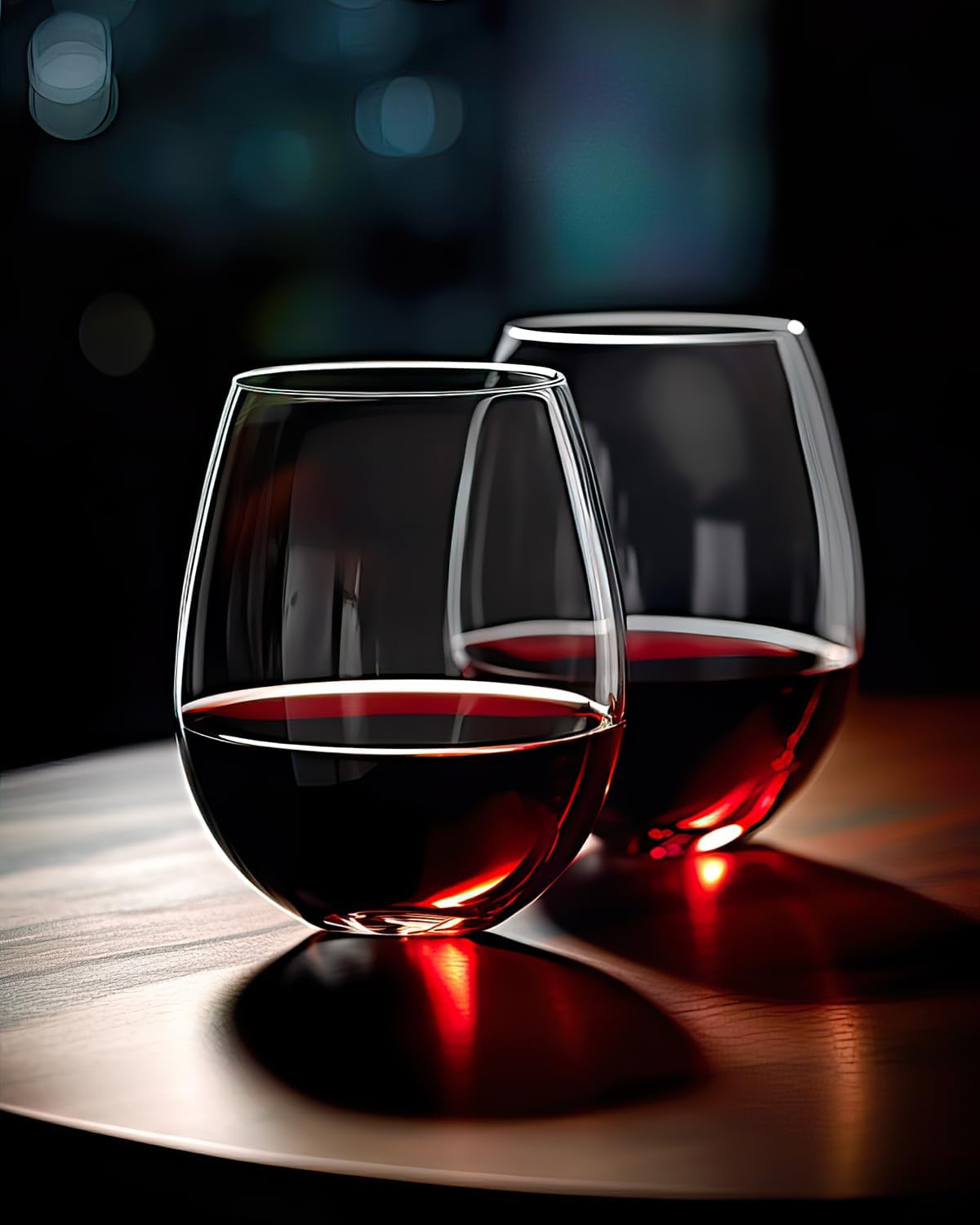 Stemless Wine Glasses Set of 4 - Wine Glass Set Crystal บทวิจารณ์และราคา