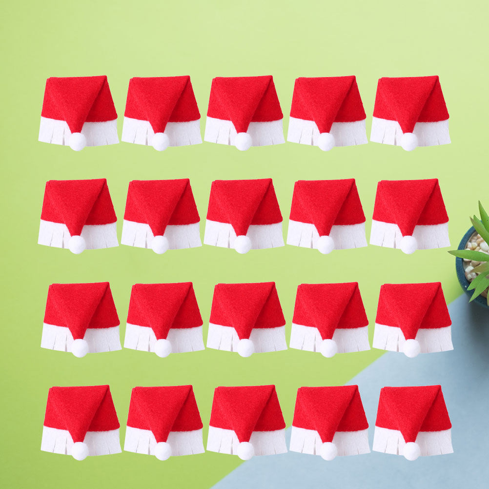 20Pcs Christmas Flutes Cover S - Wine Beer Hat บทวิจารณ์และราคา