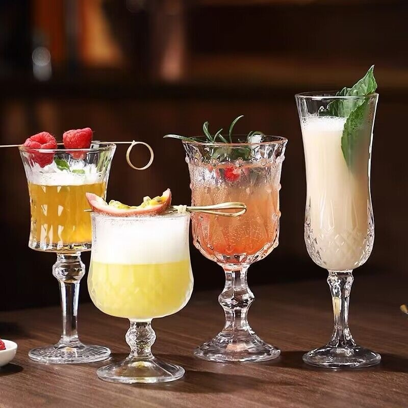 Vintage Crystal Glass Spirits  - Wine Beer Spirits บทวิจารณ์และราคา
