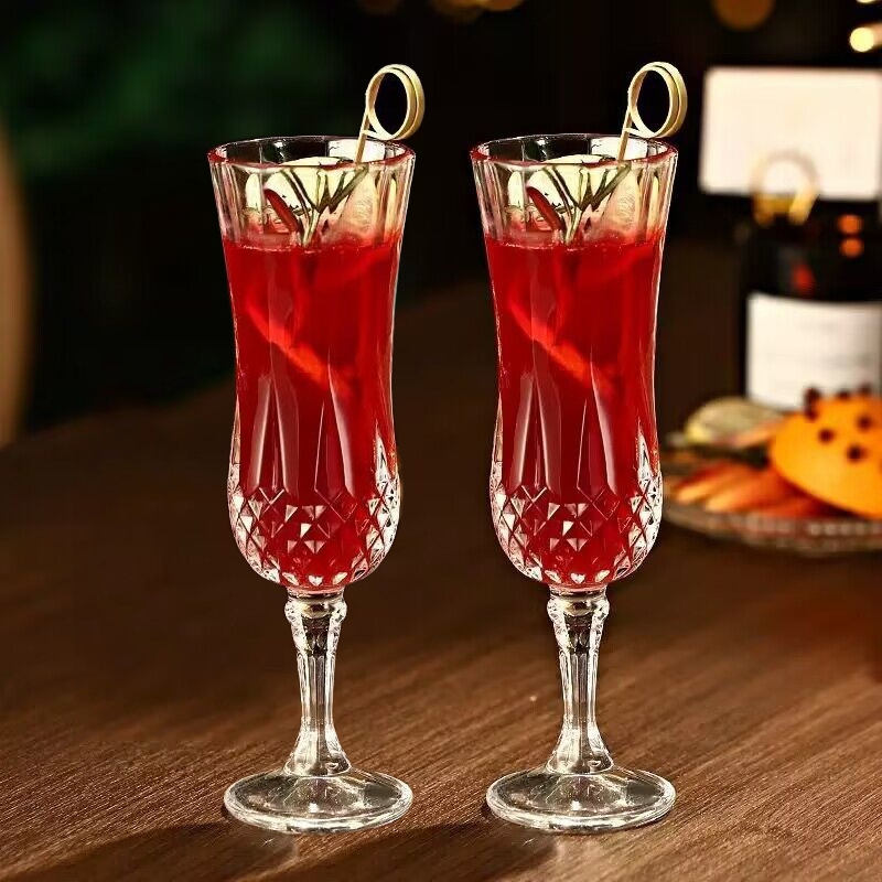Vintage Crystal Glass Spirits  - Wine Beer Spirits บทวิจารณ์และราคา