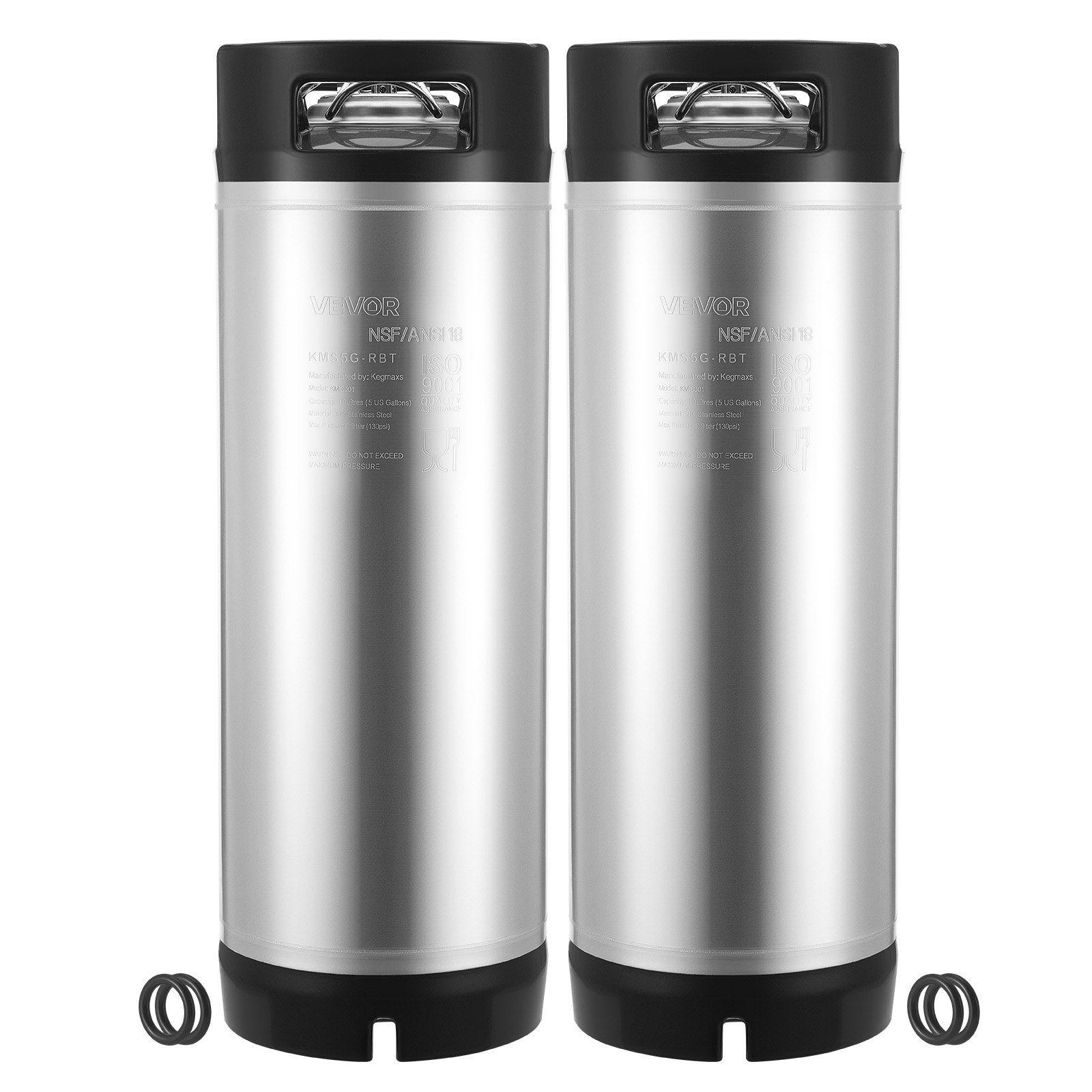 SUS304 5gal/19L Corny Keg 2-Pa - Wine Beer And Cider บทวิจารณ์และราคา