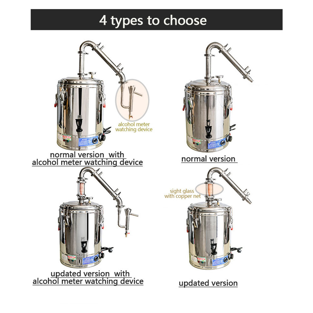 50L Distilling Column Alcohol  - Wine Beer Distillation บทวิจารณ์และราคา