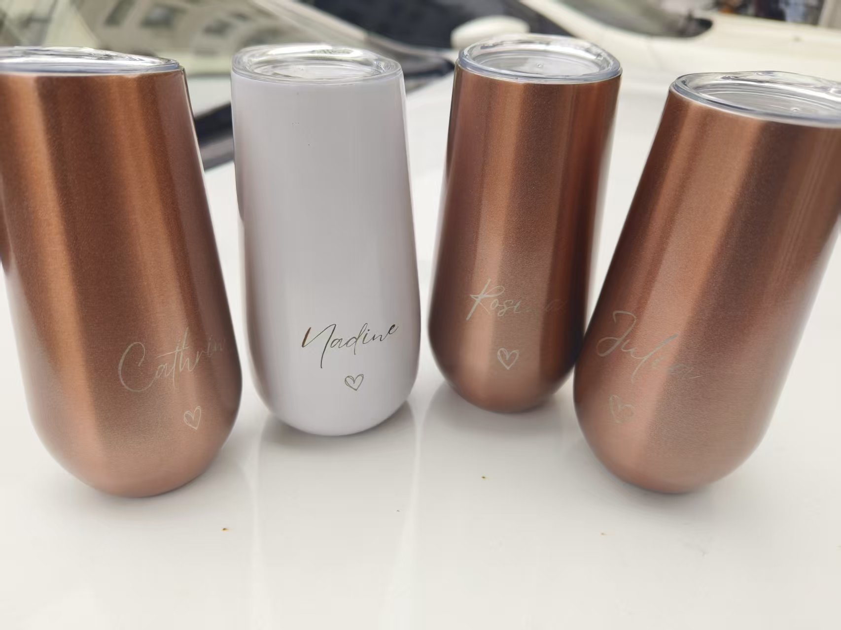 custom wedding name 6oz Stainl - Wine In Beer Name บทวิจารณ์และราคา