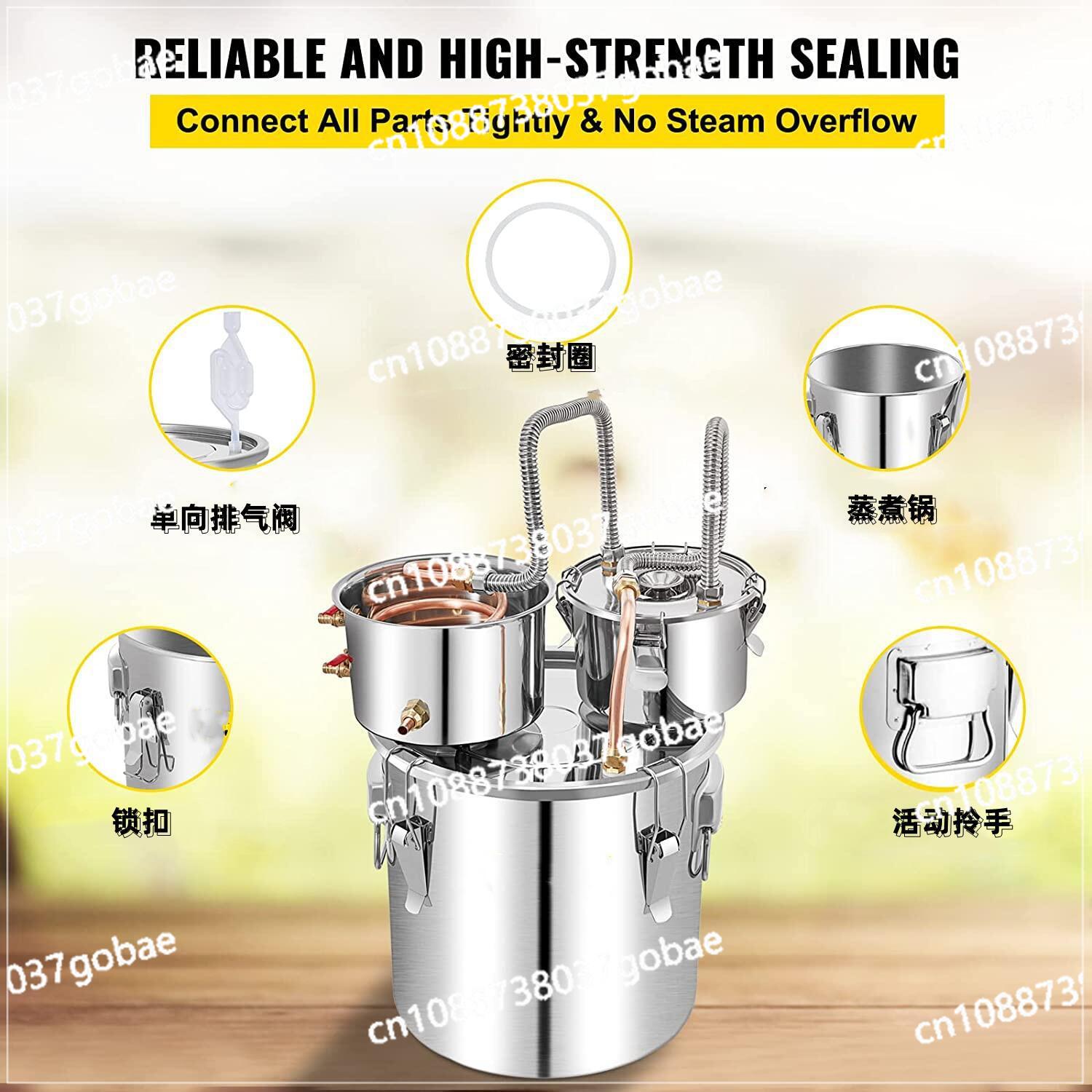 50L Stainless Steel Water Alco - Wine Beer Distillation บทวิจารณ์และราคา