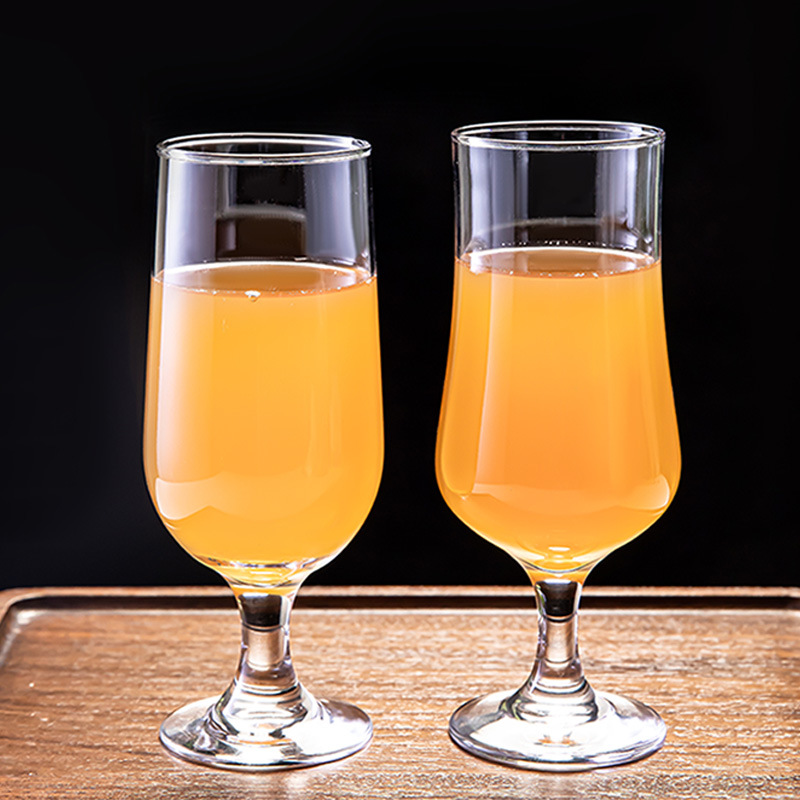 Thickened High Foot Juice Glas - Wine Beer Foot บทวิจารณ์และราคา