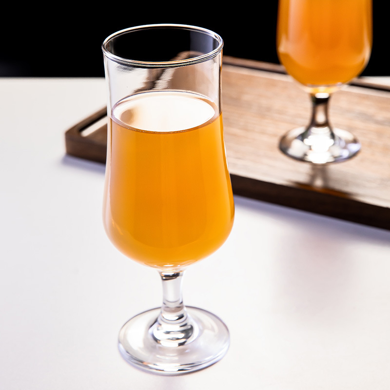 Thickened High Foot Juice Glas - Wine Beer Foot บทวิจารณ์และราคา