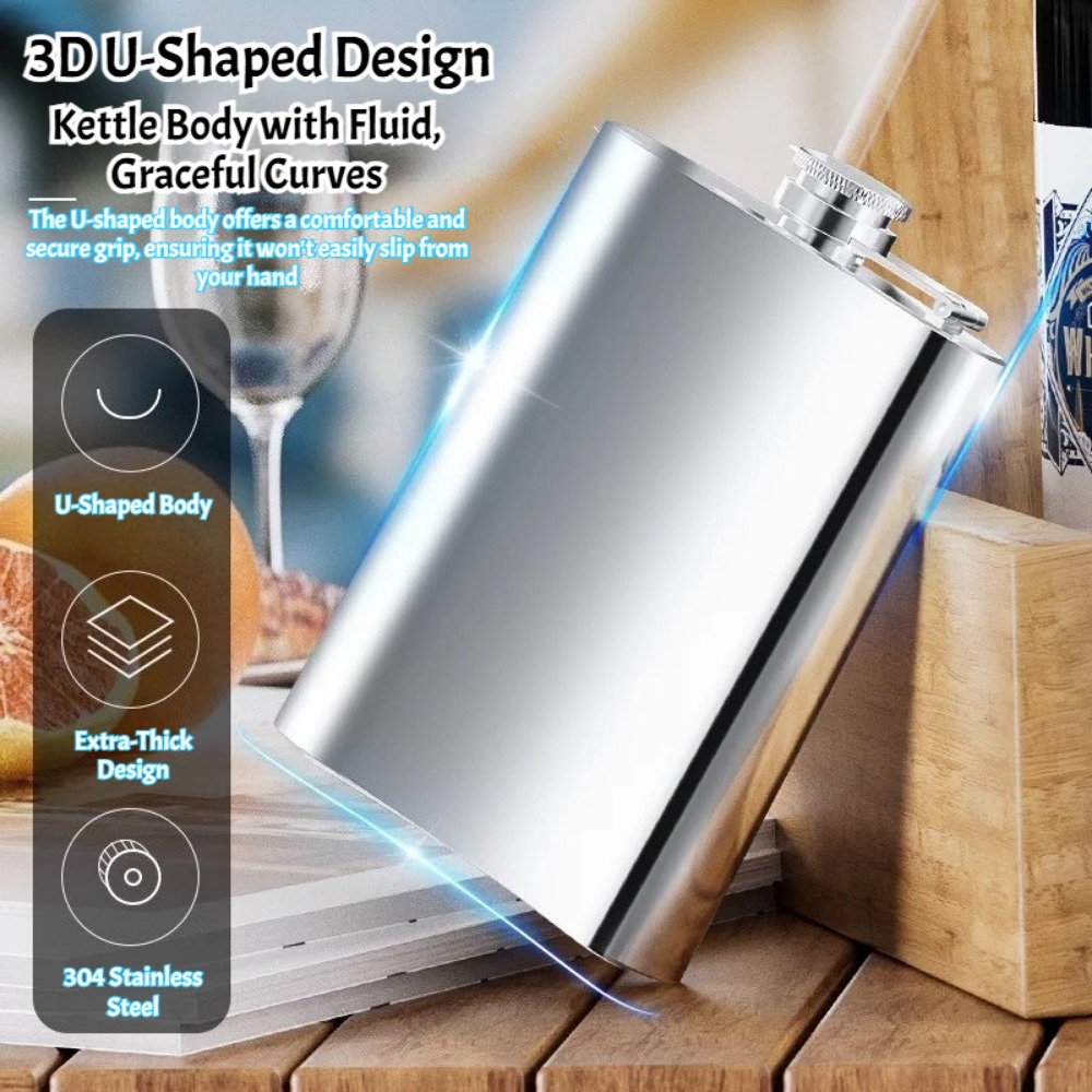 6/7/8oz Whisky Hip Flask, Stai - Wine Beer And Spirits บทวิจารณ์และราคา